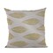Edge Collections - Double sided 20" x 26" Standard - Green, Beige - Luxury Floral Throw Pillow with Leaf Pattern - 1 Piece